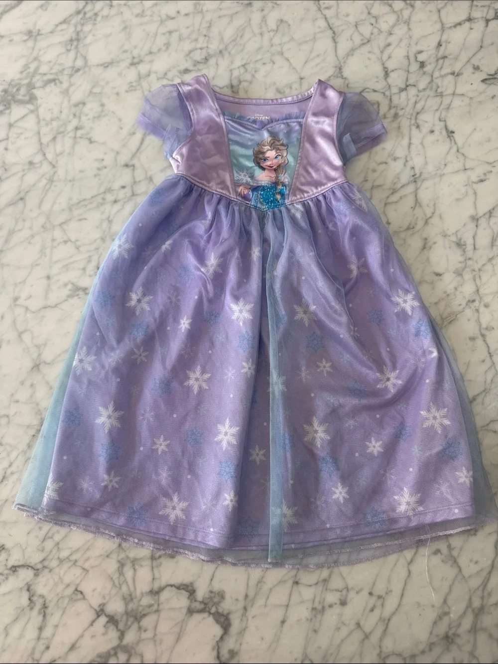 Disney Frozen Elsa Girls Nightgown Sz 2T - Picture 1 of 5